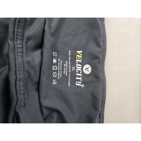 Velocity Leggings Womens XL Gray High Rise Yoga Pants Stretch Pockets Athletic - Picture 5 of 9